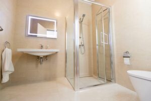 Shower - Furnished penthouse with side views