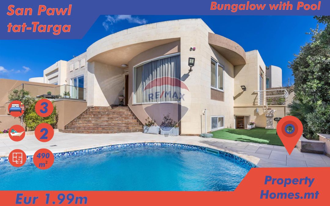 San Pawl tat-Targa – Bungalow with Pool