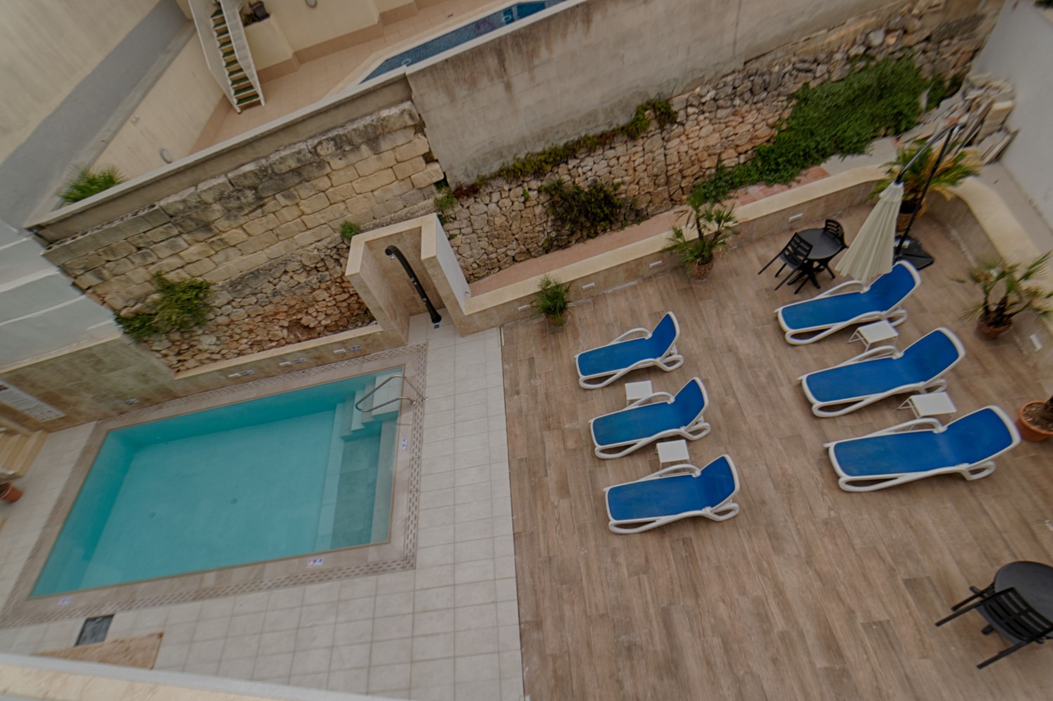 Pool & Decking Area - Maisonette with Communal Pool
