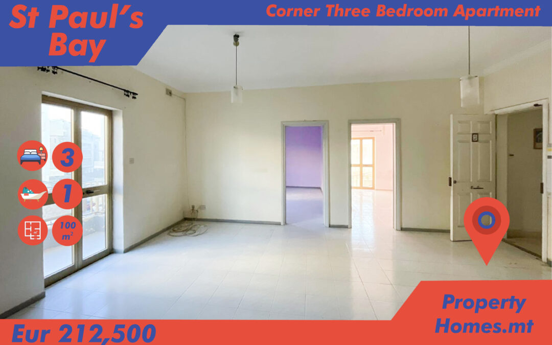 Three Bedroom Corner Apartment