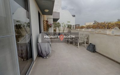 Qawra – Furnished Penthouse with Airspace – € 395,000