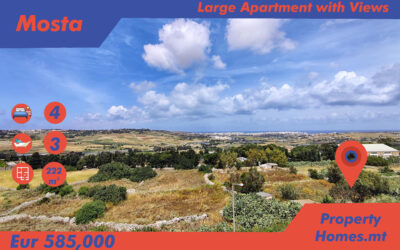 Mosta – New large apartment with views
